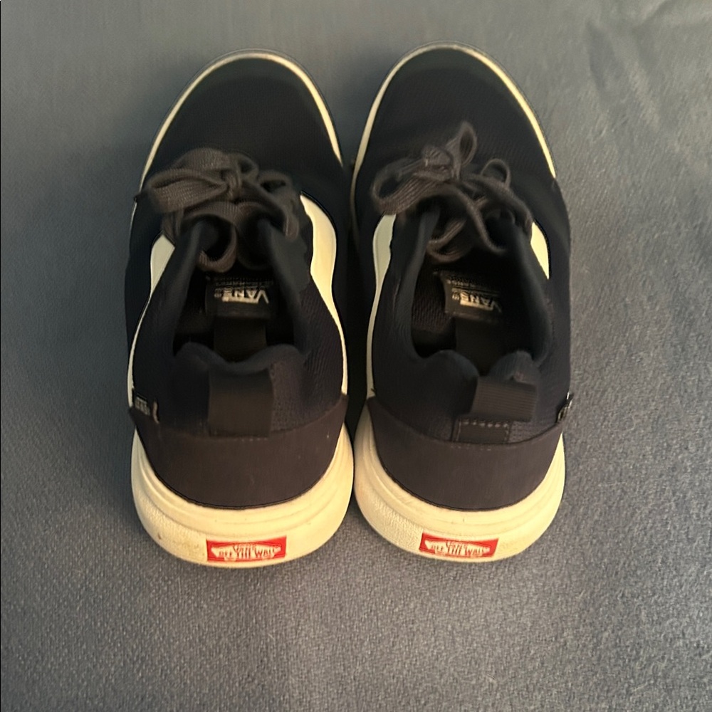Vans Dark Blue and White Athletic Sneakers